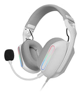 Auriculares Gaming Con Micrófono Mars Gaming Mh-Pro Jack 3.5 Usb Blancos