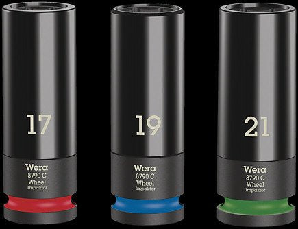 Wera 05004595001 Toma De Llaves De Impacto Juego De Llaves De Impacto Negro