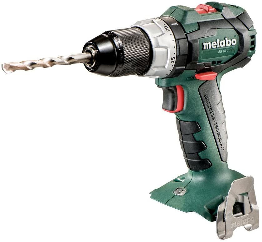 Taladro Metabo Bs 18 Lt Bl Taladro Acondicionador Inalámbrico + Metaloc