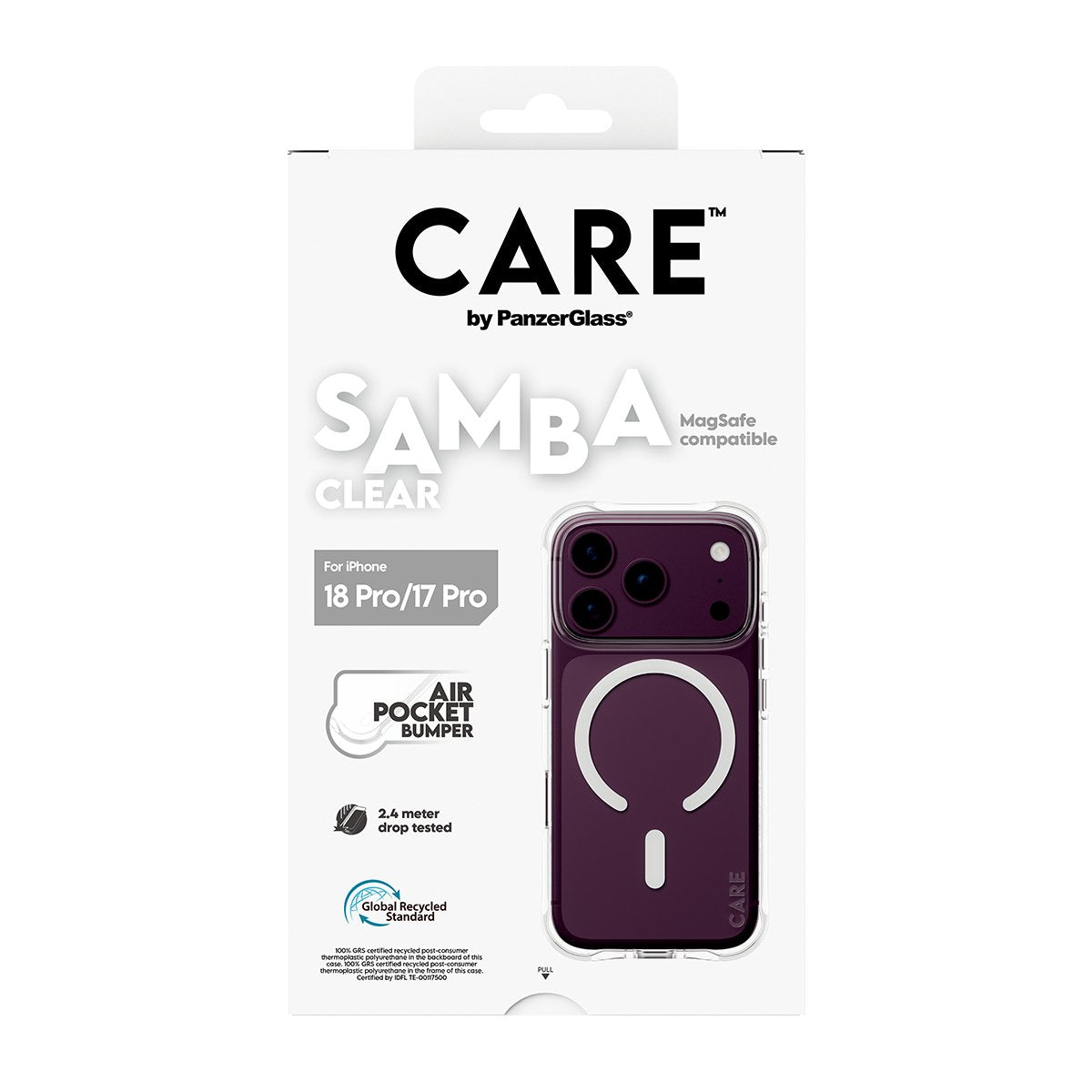 Care By Panzerglass Samba Case Ip17/18 Pro Transparent Ms Weiss