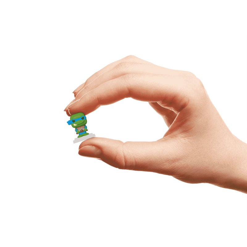 Blister 4 Figuras Bitty Pop Tortugas Ninja Leonardo