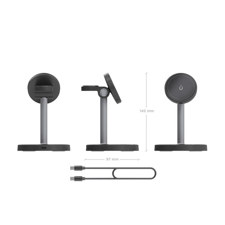 EAN 8435739903537 - AISENS ASCH-15W3WC066-BK cargador de dispositivo móvil Auriculares, Smartphone, Reloj inteligente Cargado imagen 4