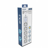 Regleta Inca Ipw-44gb  Blanco 5 Salidas Ac 230 V 1,5 M