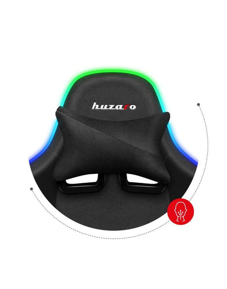 EAN 5903796013047 - Huzaro Force 6.2 RGB Silla para videojuegos de PC Asiento (de seguridad) de butaca Negro imagen 15