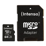Intenso Micro Sd Uhs-I Premium 64gb C/Adap Pack 3