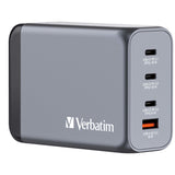 Cargador Gan De Pared Universal Verbatim Gnc-240 3xusb Tipo-C 1xusb 240w