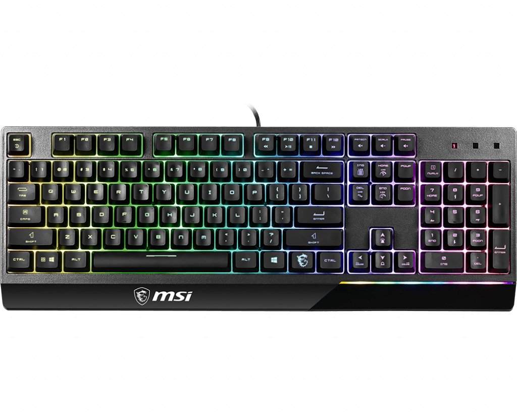 Teclado Español Msi Vigor Gk30 Usb Qwerty Negro