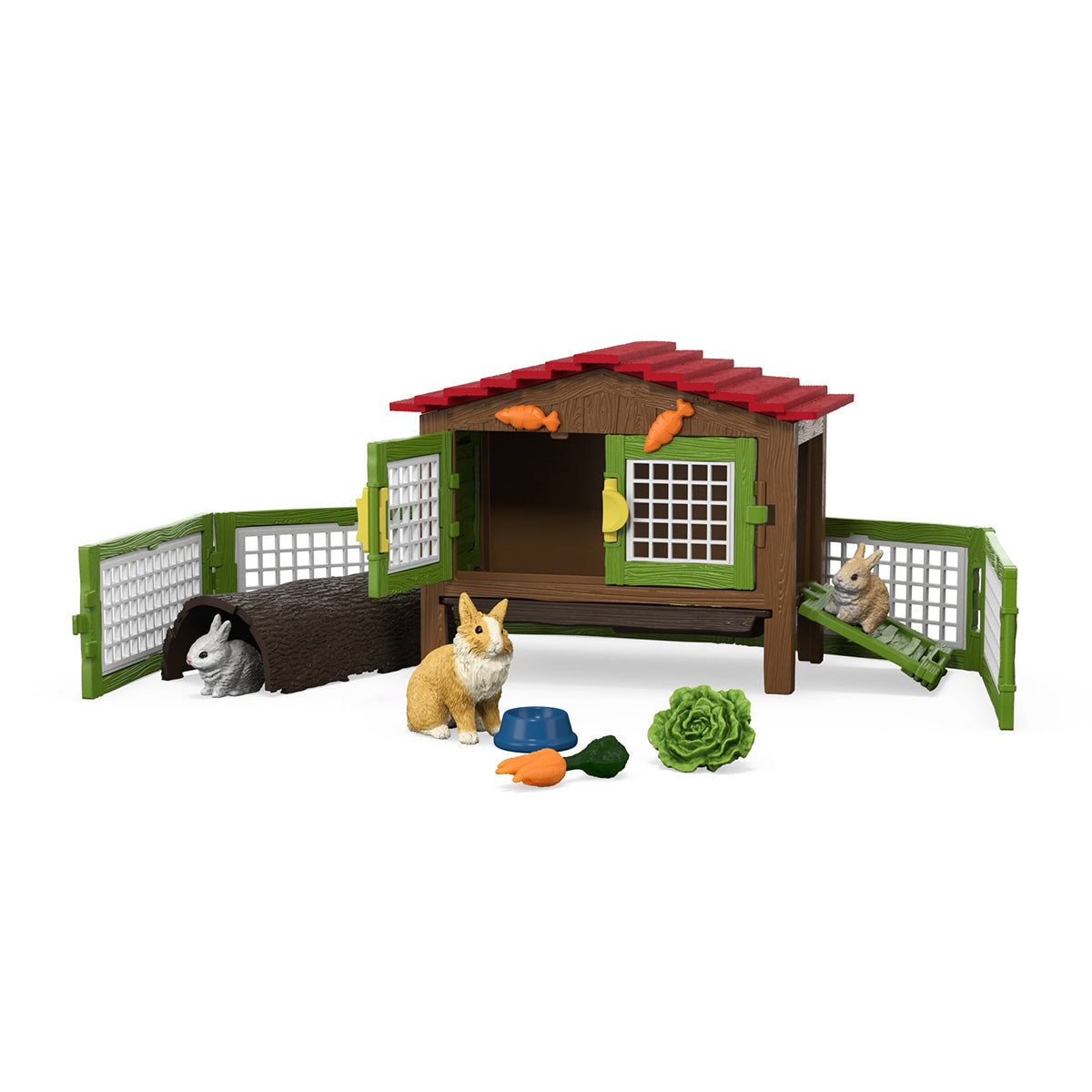 Figura De Juguete De Conejera Schleich Farm World   42728