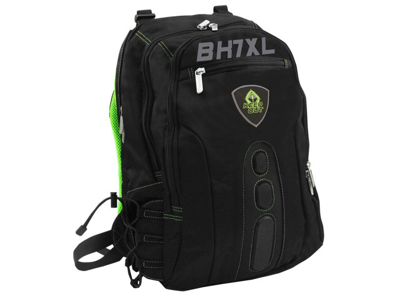 Keep Out Mochila Gaming Bk7 Xl Negro-Verde 17"