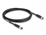 Delock M8 A-Kodiert 4 Pin Cable Stecker Zu Buchse Pur (Tpu) 2 M
