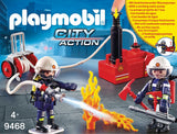Playmobil Ciudad Accion -  Bomberos Con Bomba De Agua