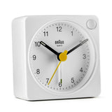Alarma De Cuarzo Blanca Braun Bc 02 Xw Con Interruptor De Luz