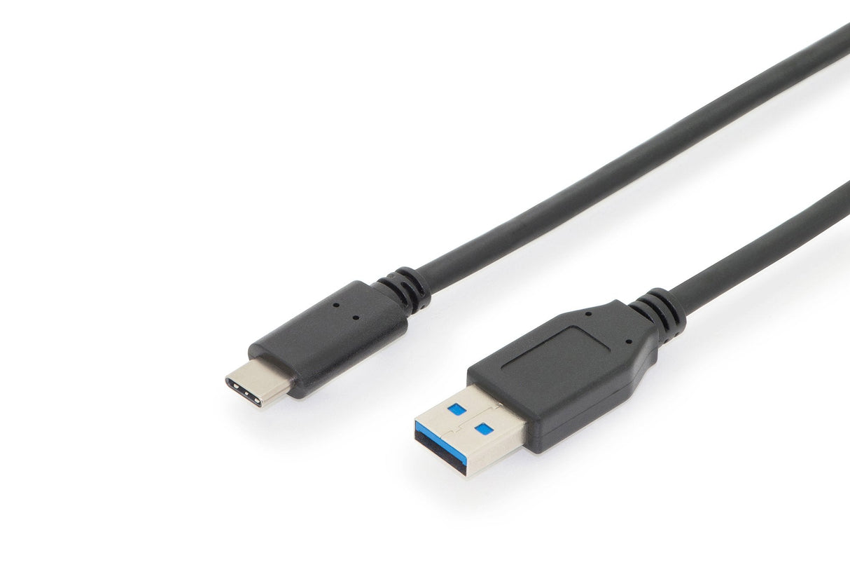 EAN 4016032438298 - Digitus AK-300146-010-S cable USB USB 2.0 1 m USB C USB A Negro imagen 1