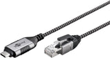 EAN 4040849744051 - Goobay 74405 cambiador de género para cable USB 3.1 type A RJ45 Negro, Plata imagen 3