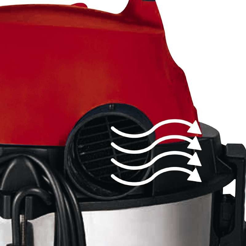Aspirador En Seco Y Húmedo Einhell Tc-Vc 1820 S (Rojo/Plata) S 2342167