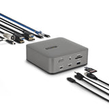 Startech.Com 215ue-Tb5usb4dock Base Para Portátil Y Replicador De Puertos Alámbrico Thunderbolt 5 Gris