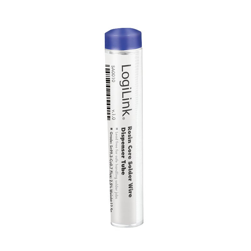 Estaño En Tubo De Plastico 1mm  12gr Sin Plomo Logilink