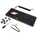 Teclado Alemán Sharkoon Skiller Sgk50 S3, Gaming Negro, Gateron Red 4044951039135
