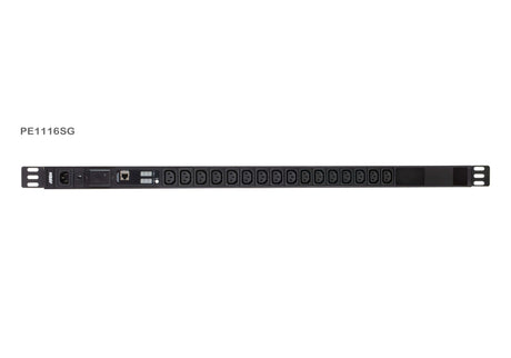 EAN 4710469340949 - ATEN PE1116SG-AT-G unidad de distribución de energía (PDU) 16 salidas AC Negro imagen 1