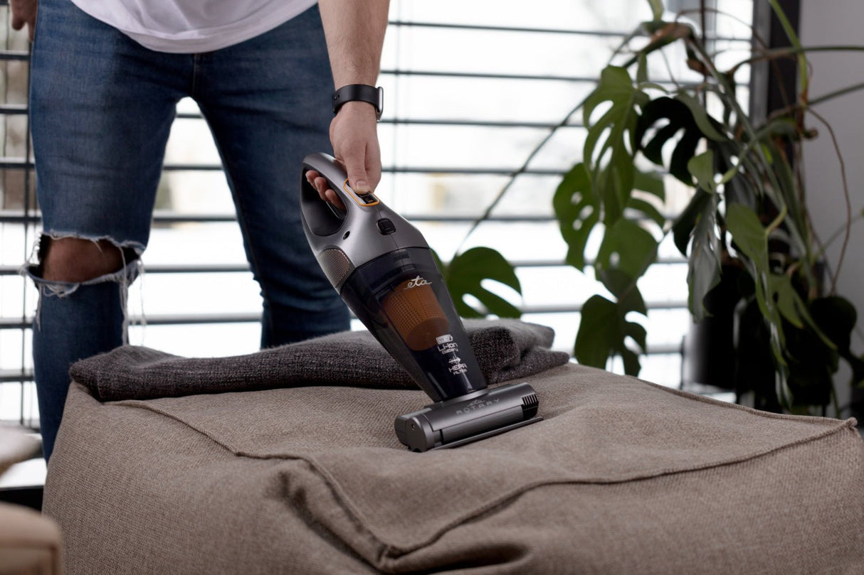 Eta Eta242590000 Aspiradora De Mano Rotativa, Autonomía 30 Min, Gris Blanco