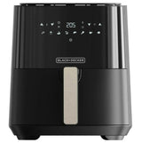 EAN 8432406730083 - Black & Decker BXAF5000E Sencillo 5 L 1450 W Freidora de aire caliente Negro imagen 1