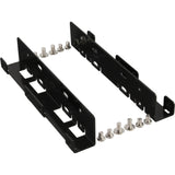 Inline Soporte Dos Hdd/Ssd De 2,5" A Hdd De 3,5" Con Tornillos, Negro