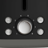 Tefal Tt7208e0 Collection Retro Toaster, 850 W, Black