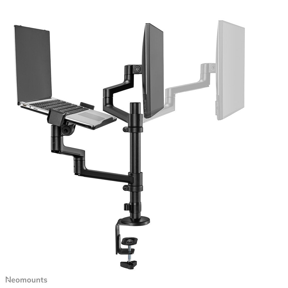 Neomounts By Newstar Soporte De Escritorio Para Monitor Y Portátil 17"-27" Negro Max.8kg