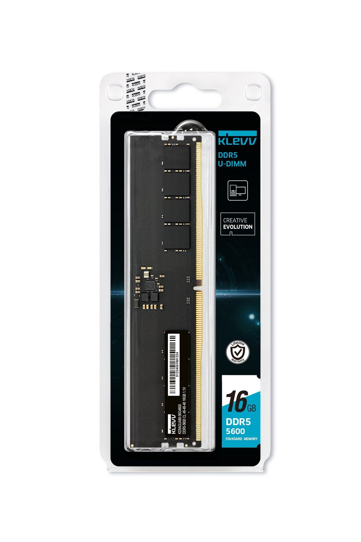 Memoria 16 Gb 1x16gb Ddr5-Ram Pc5600 Klevv Cl46