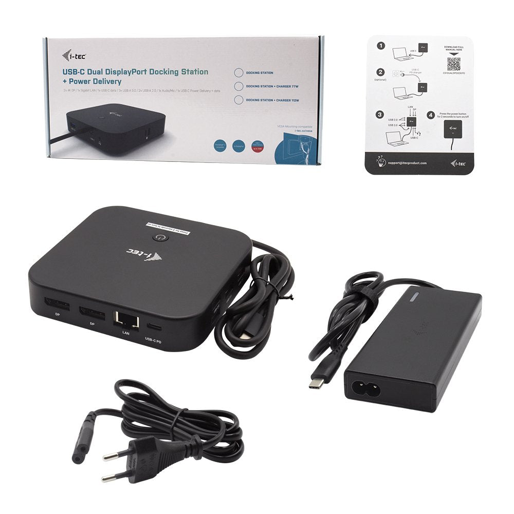 EAN 8595611703775 - i-tec C31DUALDPDOCKPD65W base para portátil y replicador de puertos Alámbrico USB 3.2 Gen 1 (3.1 Gen 1) T imagen 8