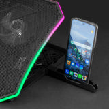 Soporte Refrigerante Mars Gaming Mnbc6 Para Portátiles Hasta 19' Iluminación Led