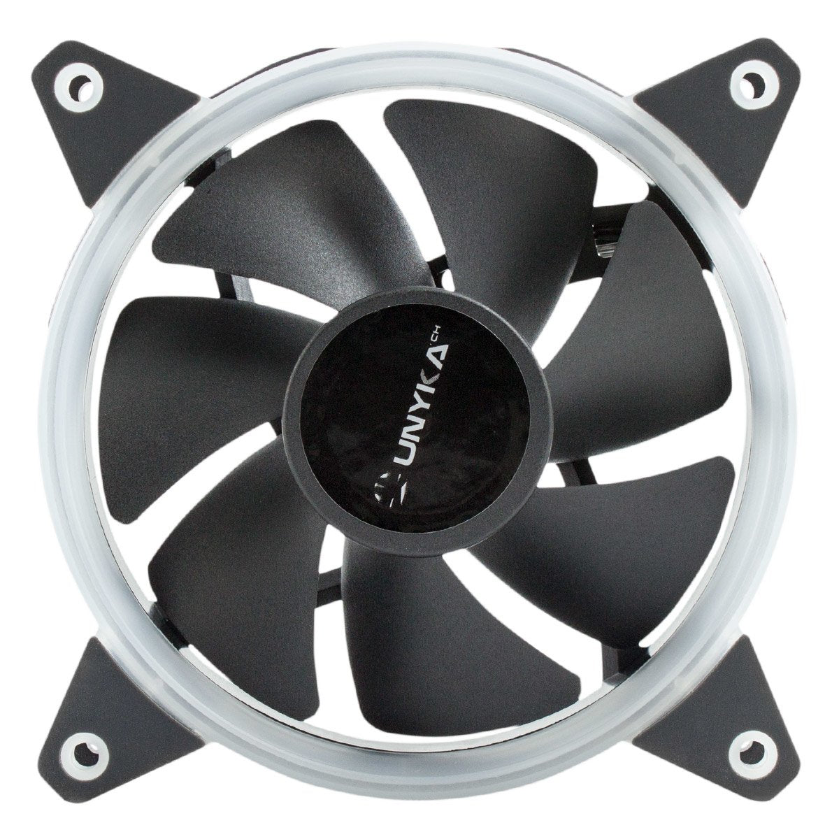 Ventilador Caja Adicional 12x12 Unyka Gaming Candy 20 Ring 120mm Rojo
