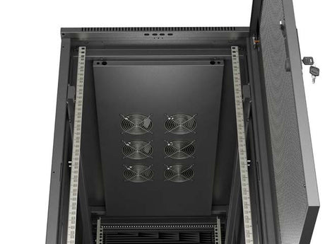 EAN 5901969447194 - Lanberg FF01-6222-23B armario rack 22U Rack o bastidor independiente Negro imagen 9