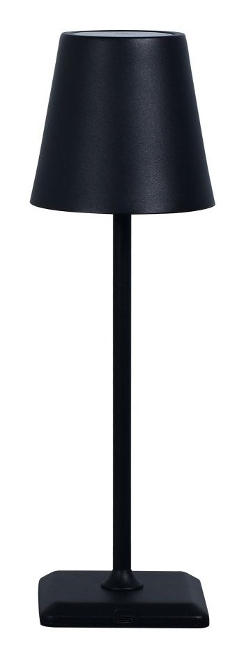 Techly I-Led Lamp-Bk Lámpara De Mesa Led Táctil Inalámbrica Negra