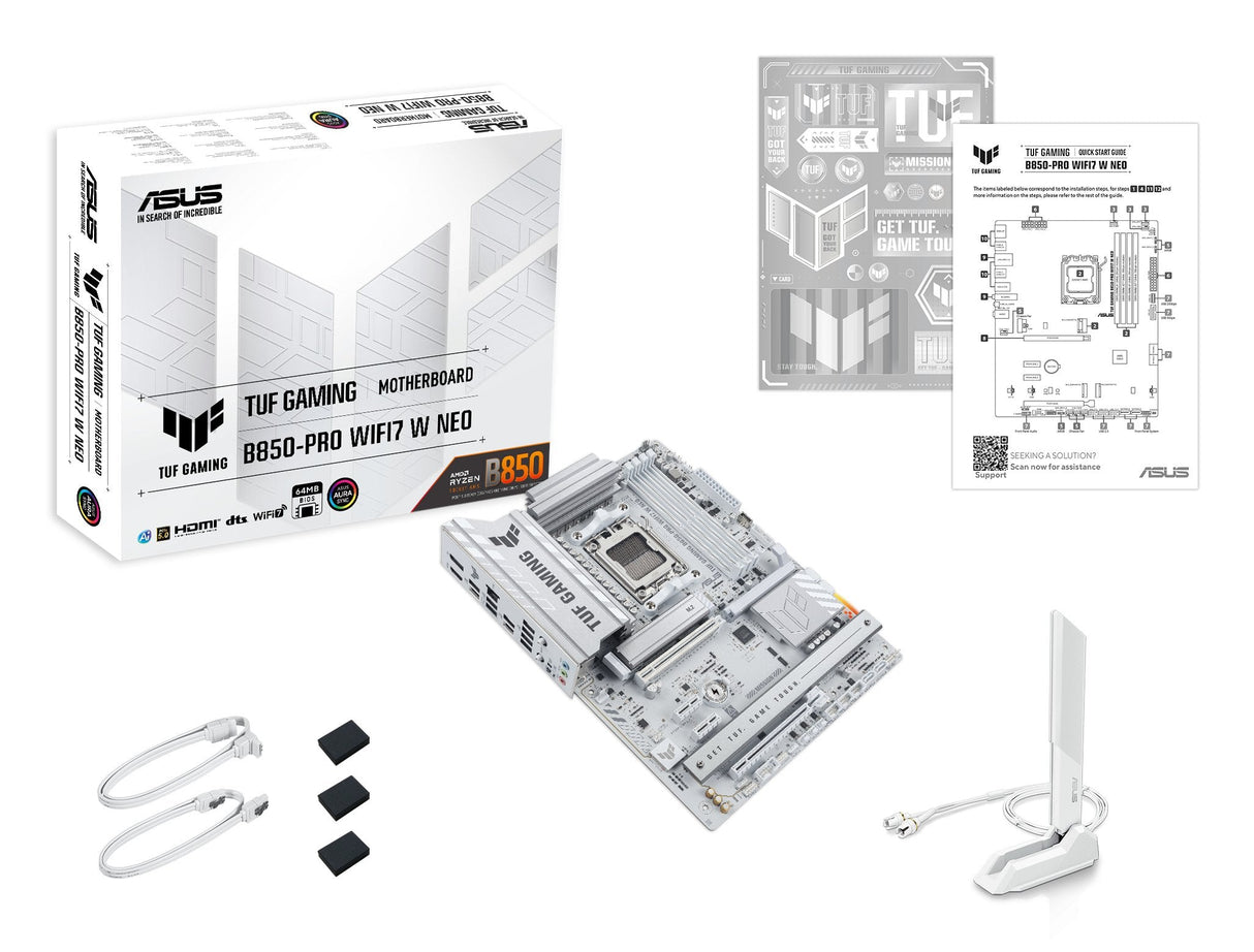 Placa  Base Asus Tuf Gaming B850-Pro Wifi7 W Neo Amd,Am5,Ddr5,Atx