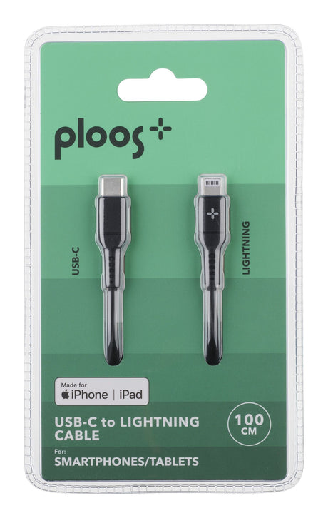 EAN 8018080497094 - PLOOS PLUSBDATAMFIC2L1MK cable de conector Lightning 1,2 m Negro imagen 2