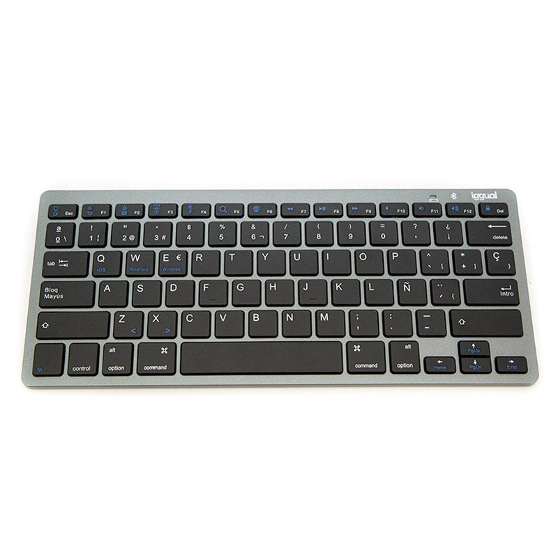 Teclado Español Bluetooth Slim Tkl-Bt Negro