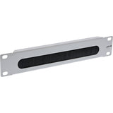 Placa Pasamuros Inline 10" Con Cepillo, 1u, Gris Ral 7035