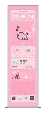 Hyte Y70 Actualización De Pantalla Táctil Leche De Fresa 36,8 Cm (14,5 Pulgadas), Rosa, Pantalla Táctil De 14,5 Pulgadas Acc-Hyte-Lk-Y7tti-Sm 