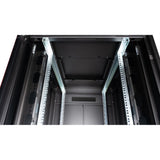 Roline 19-Zoll Netzwerkschrank Pro 42 He, 800x1000 Bxt Glastr Schwarz
