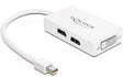 EAN 4043619626304 - DeLOCK 0.16m DisplayPort/VGA + HDMI + DVI 0,16 m Mini DisplayPort VGA (D-Sub)+ HDMI + DVI Blanco imagen 1