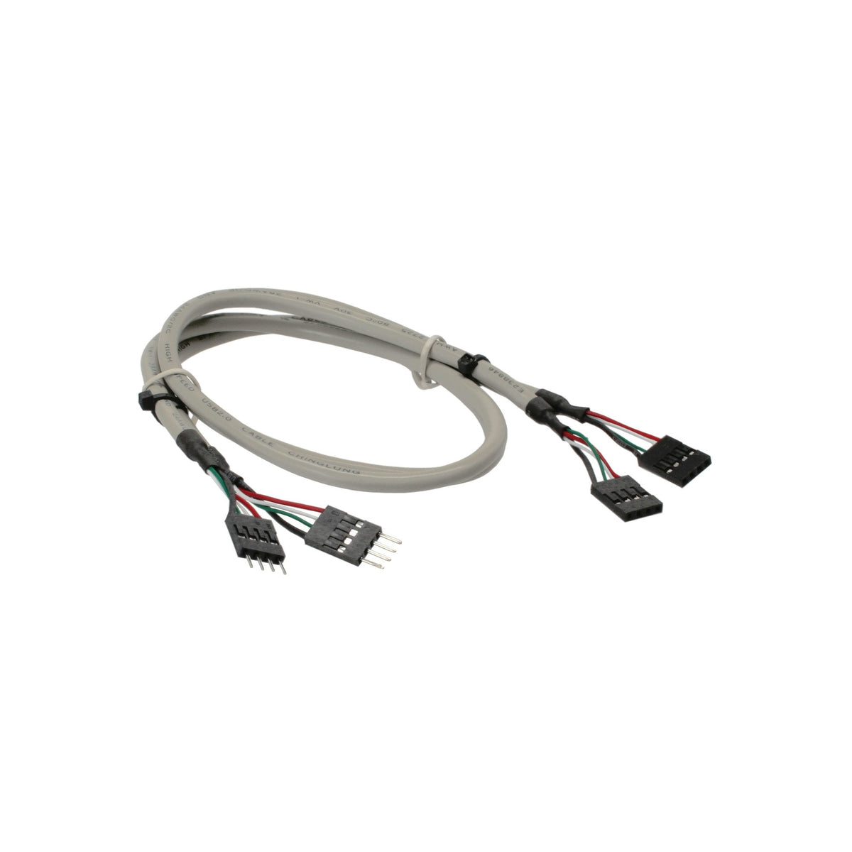 Extensión Inline Usb 2.0 Conector Interno De 2x 4 Pines 60 Cm