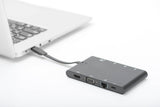 EAN 4016032441250 - Digitus DA-70865 base para portátil y replicador de puertos Alámbrico USB 3.2 Gen 1 (3.1 Gen 1) Type-C Ne imagen 3