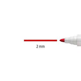 EAN 4007817314302 - Staedtler Lumocolor 351 B WP4 marcador permanente Punta redonda Negro, Azul, Verde, Rojo 4 pieza(s) imagen 5
