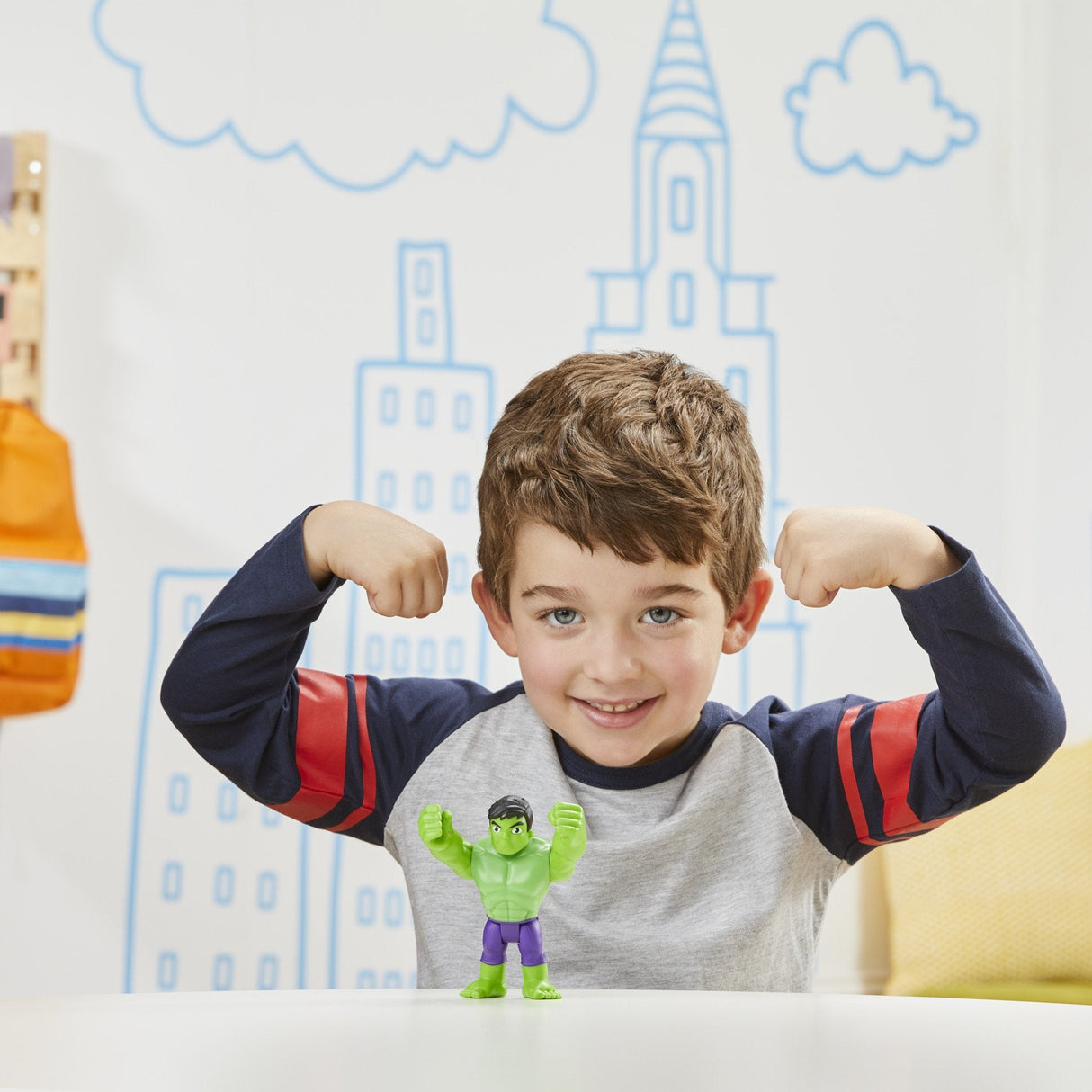 Figura Hulk Spidey And His Amazing Friends Marvel 10cm