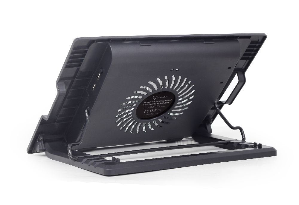 EAN 8716309101424 - Gembird NBS-1F17T-01 almohadilla fría 43,2 cm (17") 1500 RPM Negro imagen 4