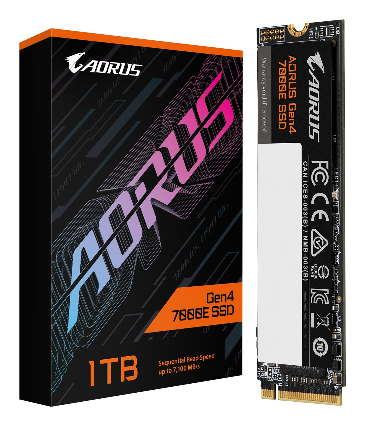 Gigabyte Aorus Gen4 7000e Ssd 1tb Nvme M.2