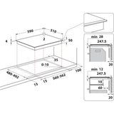 EAN 8003437602429 - Whirlpool WB B8360 NE Negro Integrado 59 cm Con placa de inducción 4 zona(s) imagen 12