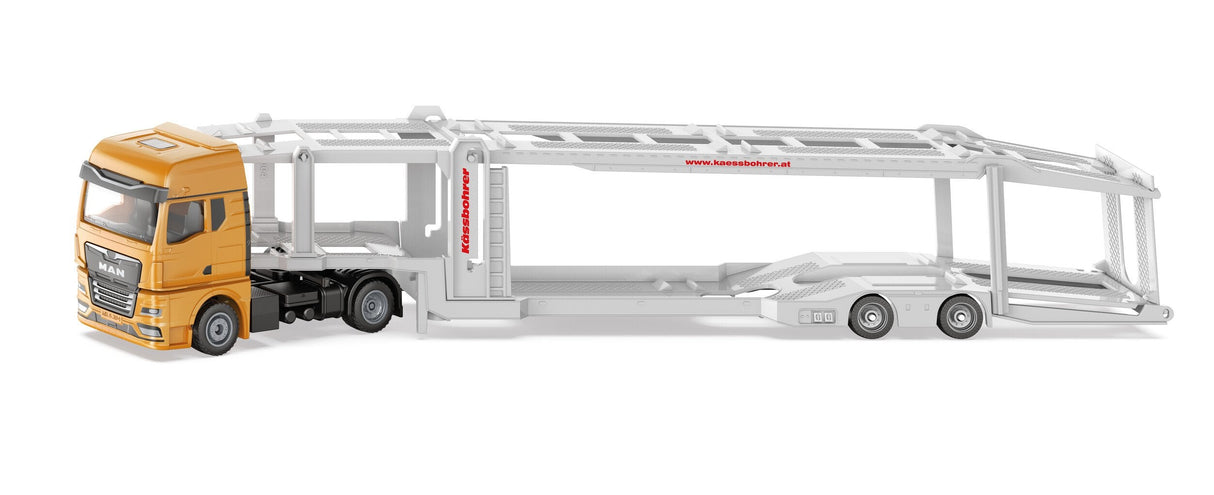 Transportador De Automóvil De Siku Super Man, Vehículo Modelo Amarillo/Plata 10394400000