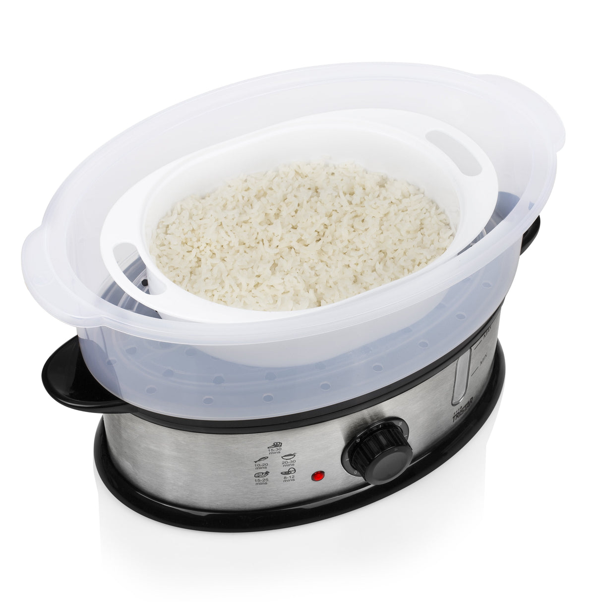 Deshidratador Tristar Comida Steamer Vs-3914 Plata, 1200w, Capacidad 11l